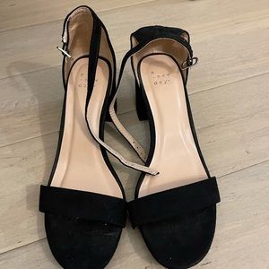 A New Day Black Shoes Size 7.5 worn once
